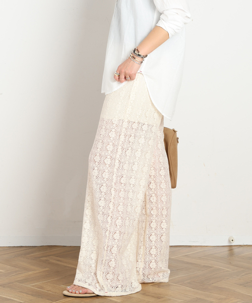 パンツ 「XIRENA/キセレナ」VINTAGE COTTON LACE PANTS レディースの画像