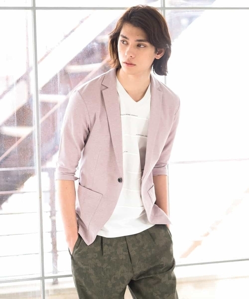 「MK MICHEL KLEIN HOMME 」 カーディガン 48 ネイビー メンズ_画像3