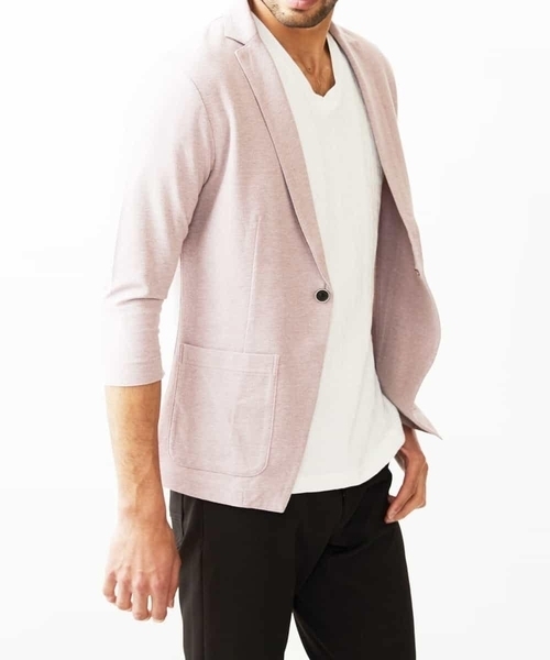 「MK MICHEL KLEIN HOMME 」 カーディガン 48 ネイビー メンズ_画像7