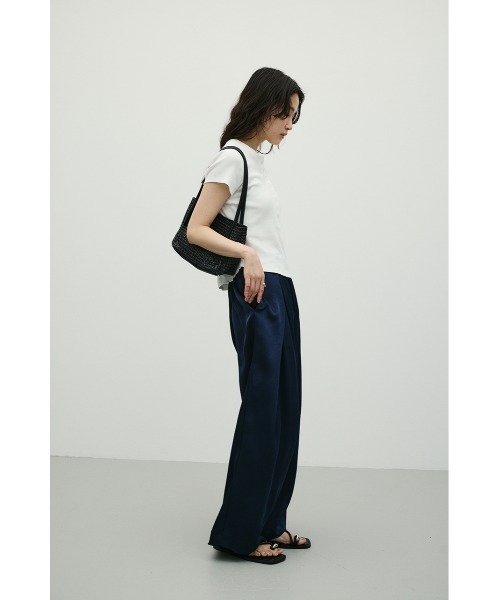 tシャツ ヘンリーネックT レディースの画像
