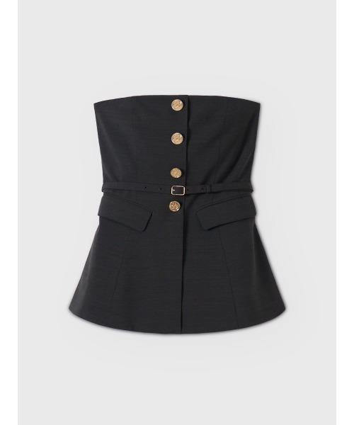 eimyっω)出品 EIMY ISTOIRE（エイミーイストワール） SIGN BUTTON BUSTIER