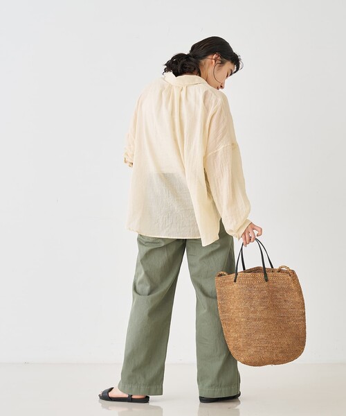 collex（コレックス） かごバッグ カゴバッグ ラフィア革ハンドル2WAY