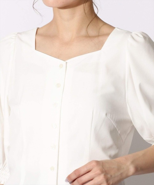 「SWINGLE」 半袖ブラウス SMALL ピンク レディース_画像9