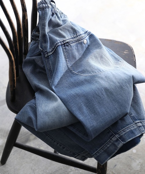 「soulberry」 デニムパンツ 5L ブルー レディース_画像8