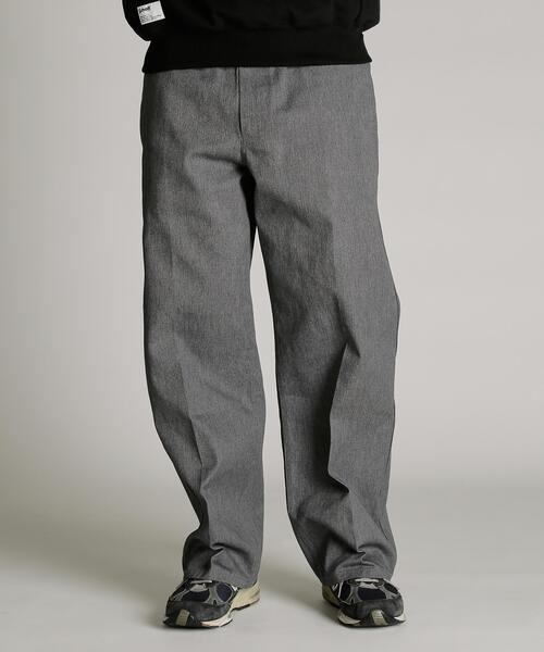 Schott NYC ワークパンツ ワークチノ グレー 30インチ バイカー Schott N.Y.C（ショット） チノパン Schott/ショット/TC WORK PANTS