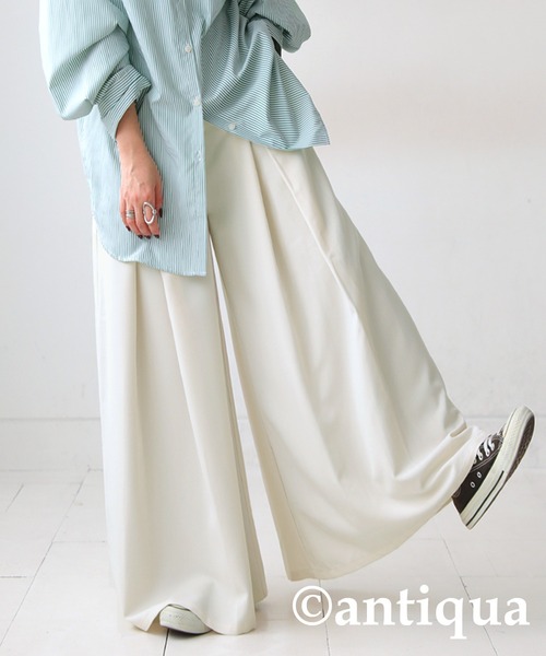 「antiqua」 パンツ R グレー レディース_画像2