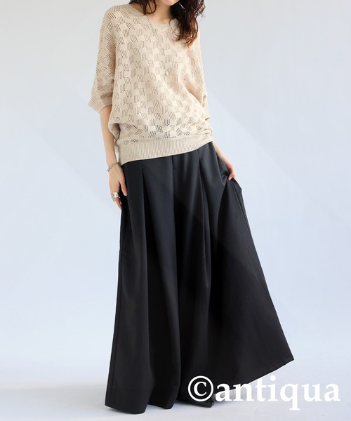 「antiqua」 パンツ R グレー レディース_画像9