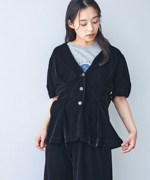 UNITED ARROWS（ユナイテッドアローズ） ノーカラーコート - ベージュ