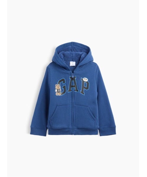 GAP（ギャップ） トレーナー babyGap 裏ボア GAPロゴ ジップアップ