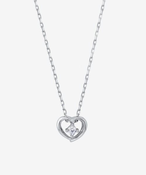 BLOOM（ブルーム） ネックレス シルバー キュービックジルコニア