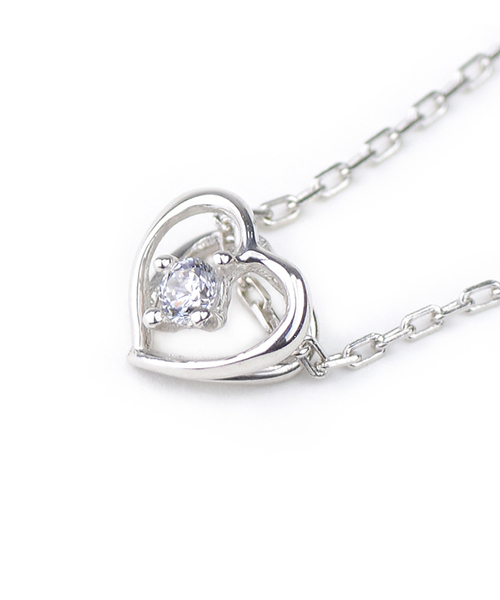 BLOOM（ブルーム） ネックレス シルバー キュービックジルコニア