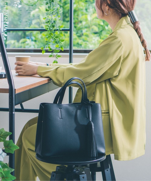 ungrid タッセルオーストリッチ風bag Ungrid - Ungridタッセルオーストリッチ風BAG の通販 by saksak｜アン