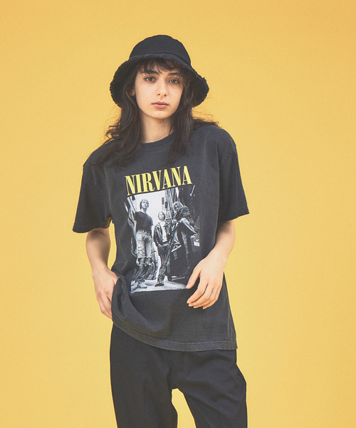 90s NIRVANA Tシャツ黒バンドTビンテージブラックメンズXL GOOD ROCK SPEED（グッドロックスピード） tシャツ 「Good Rock Speed