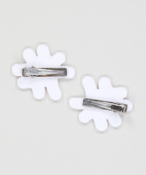 siiilon ヘアクリップ 2個セット SPINNS ヘアクリップ 「2個セット」リボンミニヘアクリップ