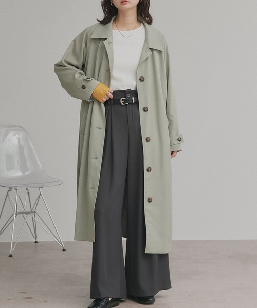 ad thie（アドティエ） トレンチコート コート 卒園式 パステル ステン
