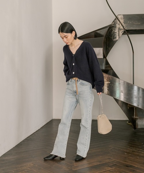 RIVE DROITE（リヴドロワ） カーディガン ヘアリーラメ2WAY