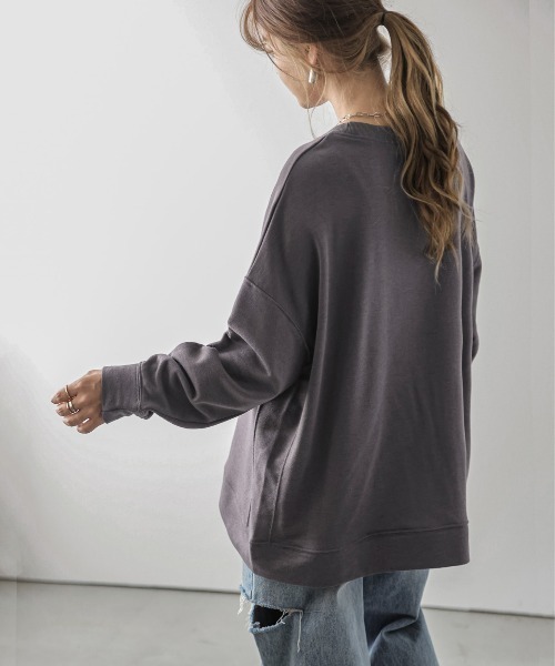 SUGAR BISKET ロゴオーバーサイズプルオーバー レディース : ZOZOTOWN