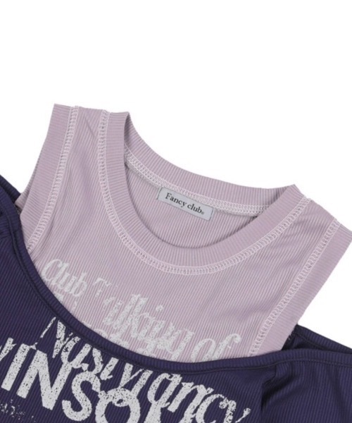 FANCY CLUB tシャツ 「FANCY CLUB」WINSOME OFF SHOULDER