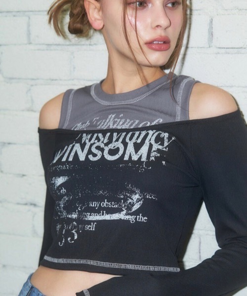 トップス Fancy FANCY CLUB tシャツ 「FANCY CLUB」WINSOME OFF SHOULDER