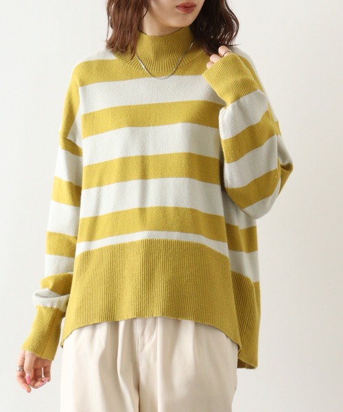 ニット セーター BRODIAEA ボーダープルオーバー レディース ニット セーター BRODIAEA ボーダープルオーバー レディース