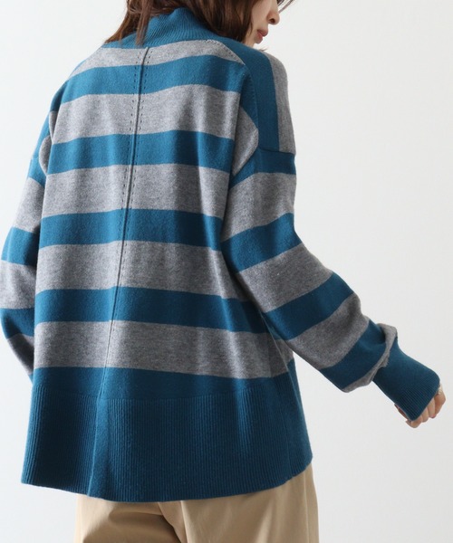 ニット セーター BRODIAEA ボーダープルオーバー レディース ニット セーター BRODIAEA ボーダープルオーバー レディース