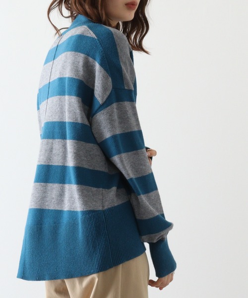 ニット セーター BRODIAEA ボーダープルオーバー レディース