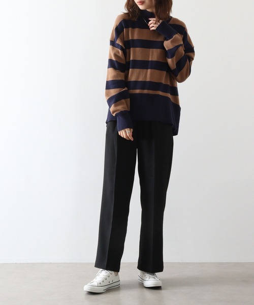 ニット セーター BRODIAEA ボーダープルオーバー レディース ニット セーター BRODIAEA ボーダープルオーバー レディース