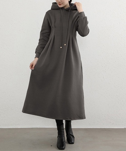 ワンピース ウエストマークパーカーワンピース : ZOZOTOWN Yahoo!店