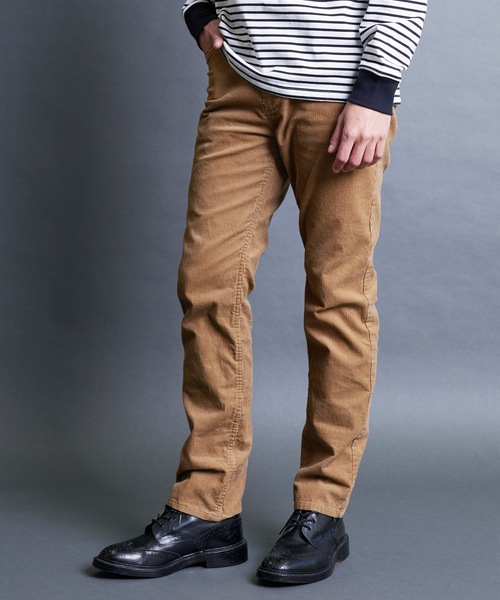 Magine（マージン） チノパン CTN CORDULOY STRIGHT PANTS:コットン