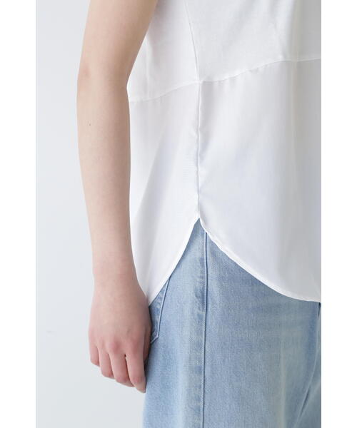 human woman レースドッキングニットトップス human woman｜◇レースドッキングニットトップス | Rakuten