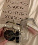 ポーチ クリアがま口ポーチ レディース メンズの詳細画像2
