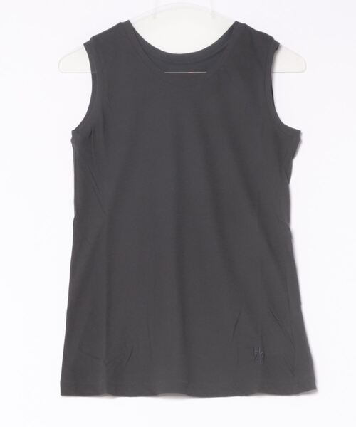 tシャツ スーピマ強撚天竺　ノースリーブカットソー レディース H.A.K tシャツ スーピマ強撚天竺 ノースリーブカットソー