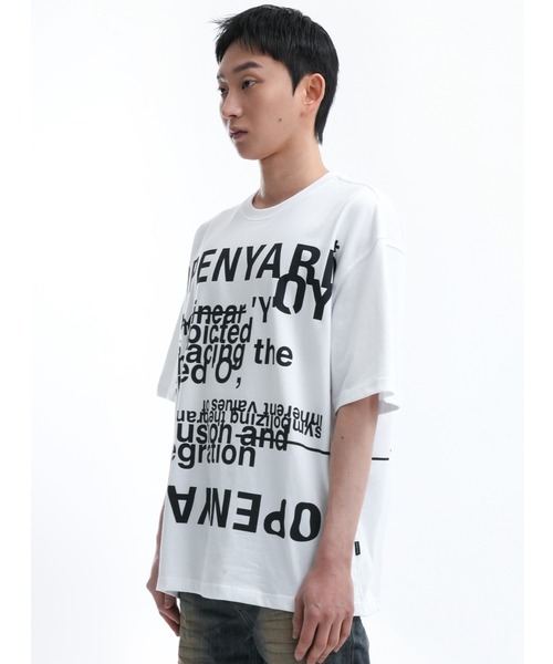 OY tシャツ 「OY/オーワイ」 ROUND NECK ZIPPER LOGO/ネックZIP