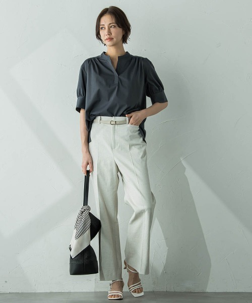 【ロートレアモン】ライクアウーヴンカットソー≪接触冷感/洗濯機で洗える≫ LAUTREAMONT tシャツ ライクアウーヴンカットソー「接触冷感