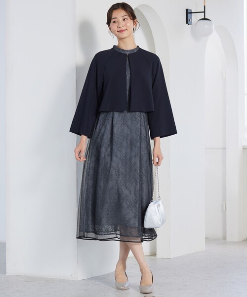 新品⭐︎ any sis ノーカラー　ジャケット　セレモニー　式典 any SiS ジャケット ノーカラージャケット 「洗える」セレモニー