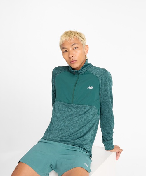 New Balance（ニューバランス） Heat Grid クオータージップトップ