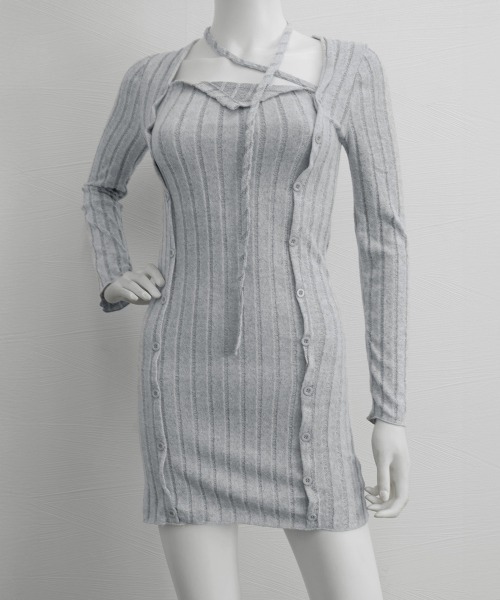 miniministore（ミニミニストア） ワンピース タイトミニニット