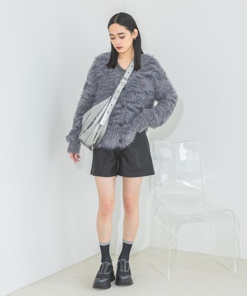 パンツ レザーライクメタリックショートパンツ/234320 レディース | JEANASIS | 07