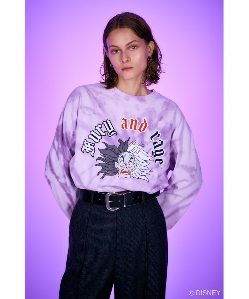 tシャツ MD OT TIEDYE LS Tシャツ / VILLAINS レディース