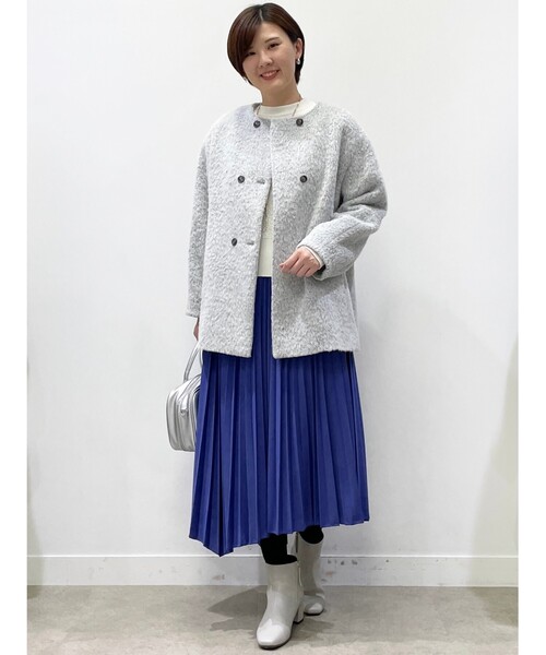 アシメトリープリーツフレアスカート HARE｜アシメミックスプリーツスカート | Rakuten Fashion(楽天