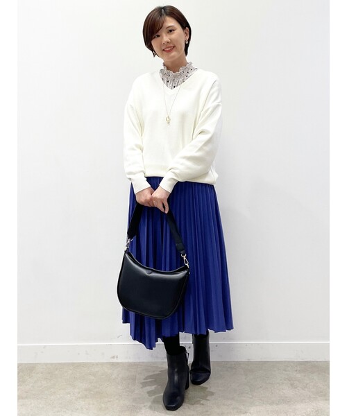 Reflect スカート 「R‐QUALITY」アシメトリープリーツスカート