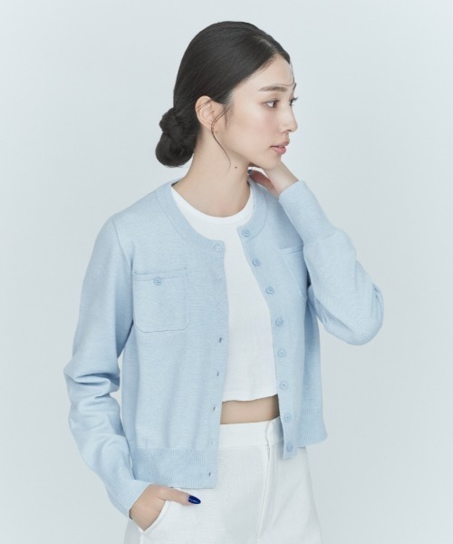 BLUE×PALANG（ブルーパラン） カーディガン POCKET CARDIGAN