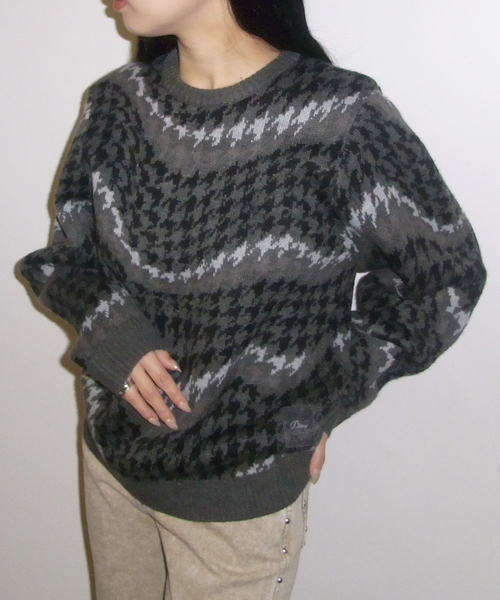 ニット セーター 「Dime/ダイム」 DSTOOTH KNIT レディース