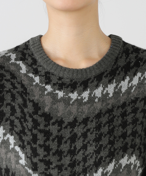 ニット セーター 「Dime/ダイム」 DSTOOTH KNIT レディース ニット セーター 「Dime/ダイム」 DSTOOTH KNIT レディース