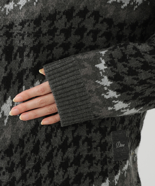 ニット セーター 「Dime/ダイム」 DSTOOTH KNIT レディース Dime/ダイム】 DSTOOTH KNIT（ニット／セーター）｜Oriens