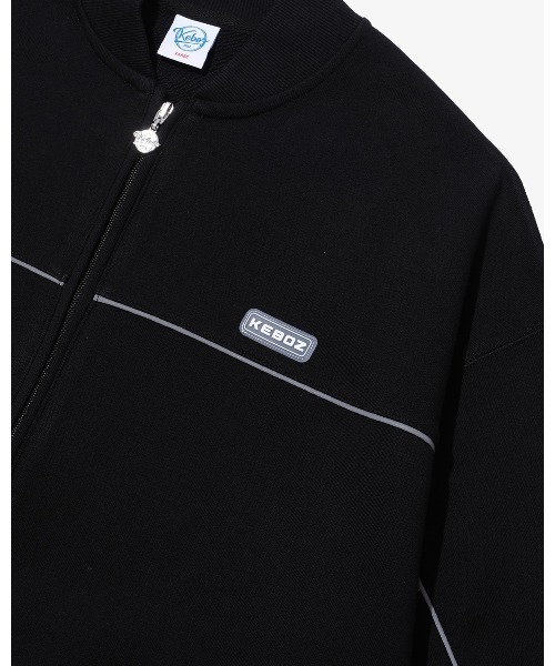 KEBOZ スタジャン KAC WAPPEN SWEAT VARSITY JACKET メンズ