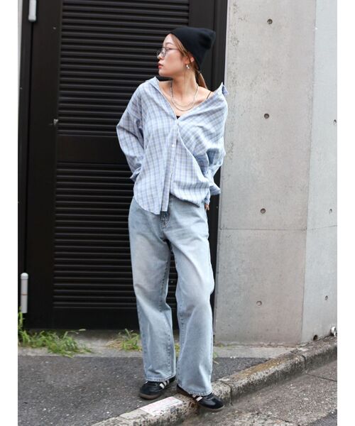 Ungrid ジーンズ デニム デニムパンツ 「WEB限定」ハイウエストワイド  