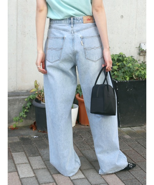 Ungrid ジーンズ デニム デニムパンツ 「WEB限定」ハイウエストワイド  