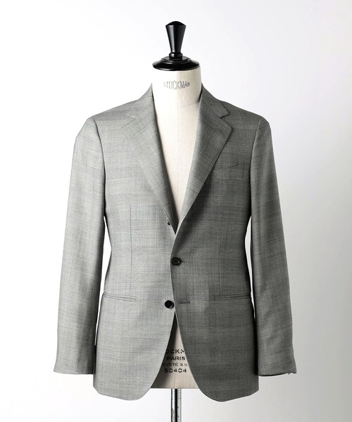 UNITED ARROWS セットアップ シャークスキン グレンプレイド 3