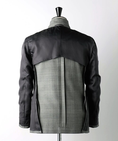 united arrows セットアップ シャークスキン グレー スーツ モヘア UNITED ARROWS セットアップ グレー シャークスキン 3ボタン